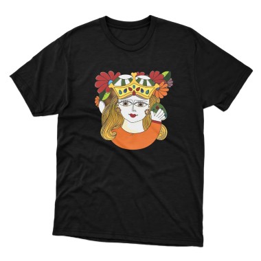 T-shirt unisex Ceramiche De Simone per Giusina Regina Gialla T-shirt unisex Ceramiche De Simone per Giusina Regina Gialla